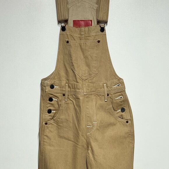 RARE Levi's(R) RED Utility Overalls WANDERING TIME Womens Sz XS - Picture 6 of 9